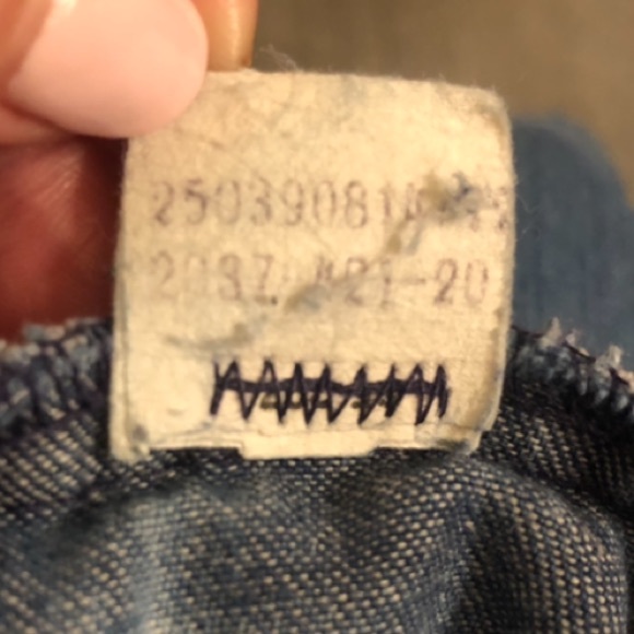 Rare-Levi’s 70’s Vintage wide/flare leg jeans with elastic waist & high rise. - Picture 11 of 15